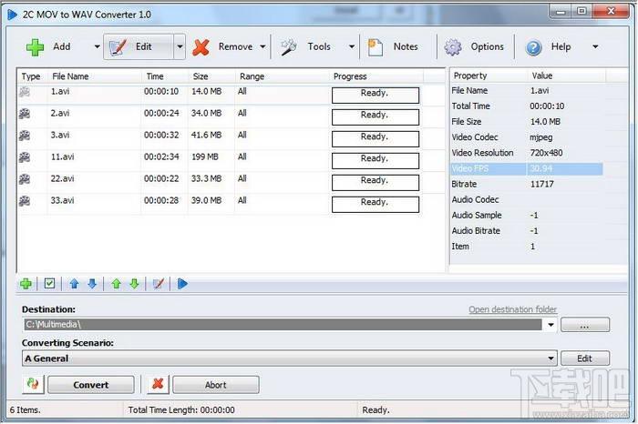 2C MOV to WAV Converter,2C MOV to WAV Converter音频转换工具下载,2C MOV to WAV Converter官