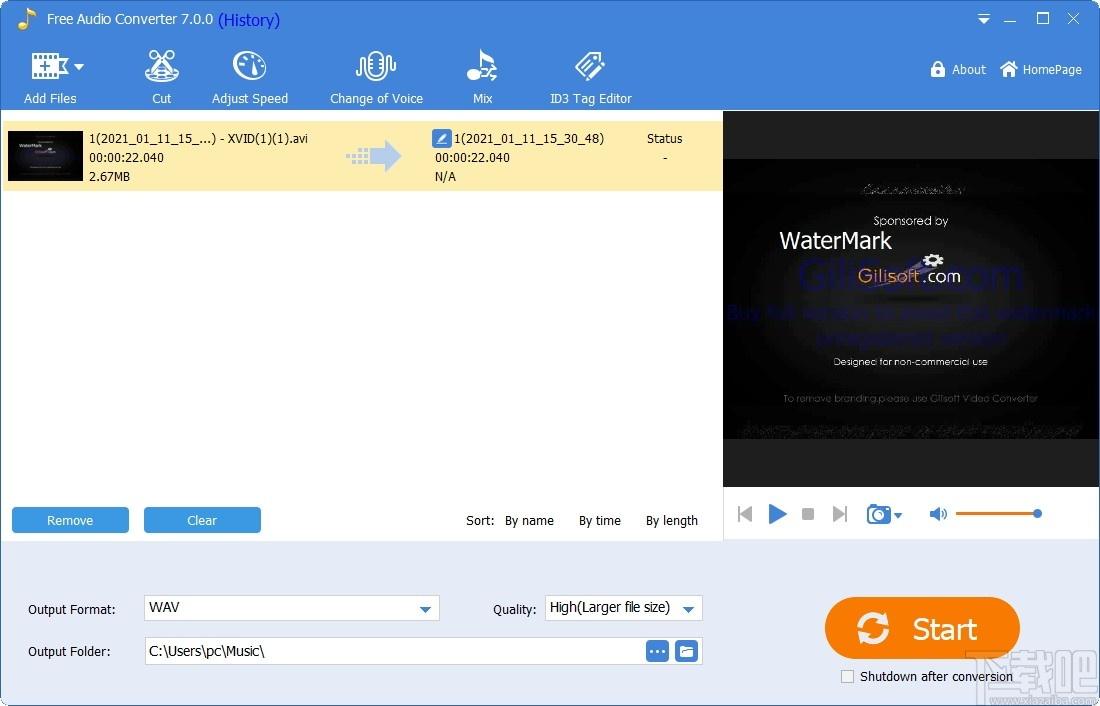 Free Audio Converter下载,免费音频格式转换,音频转换,格式转换