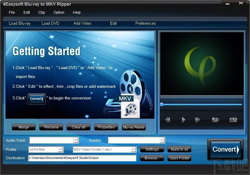 4Easysoft Blu-ray to MKV Ripper,蓝光转MKV转换器