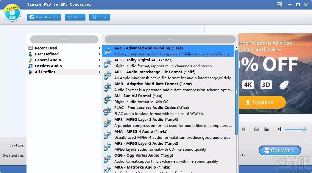 Tipard DVD to MP3 Converter下载,DVD转MP3软件