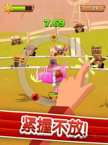 积木人驯蛮牛无限金币版下载,积木人驯蛮牛,驯养游戏,动物游戏